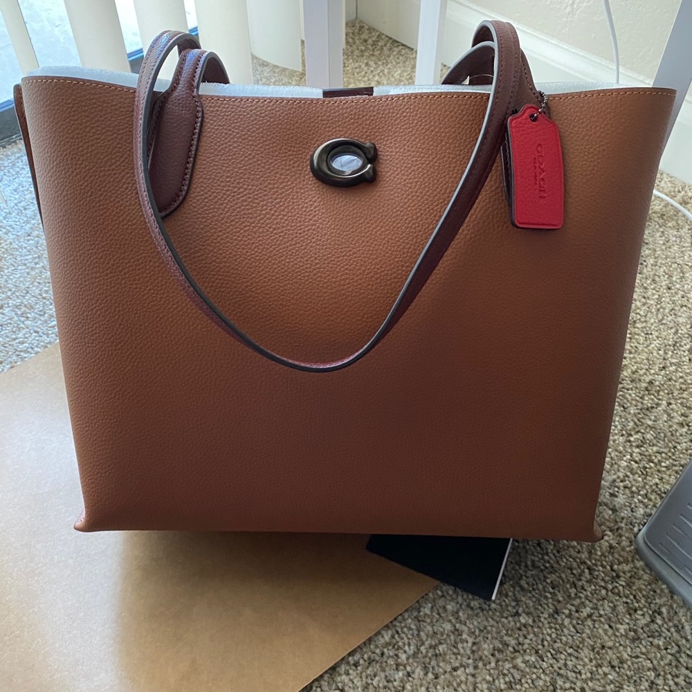 Willow Tote In Colorblock With Signature Canvas